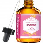 Jojoba Oil by Leven Rose, Pure Cold Pressed Natural Unrefined Moisturizer for Skin Hair and Nails 4 oz (Jojoba)