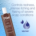 Neutrogena T/Gel Extra Strength Therapeutic Shampoo with 1% Coal Tar, Anti-Dandruff Treatment for Long-Lasting Relief of Itchy, Flaky Scalp due to Psoriasis & Seborrheic Dermatitis