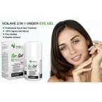 Original VoilaVe 3 in 1 Eye Gel, Anti Aging Under Eye Cream with Pure Hyaluronic Acid, Reduce Eye Puffiness & Dark Circles 