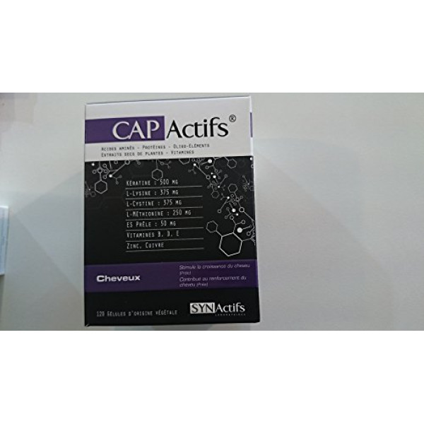 CAPActifs Hair Regrowth Capsules with Keratin Phase 1 & Phase 2- 120 Capusles