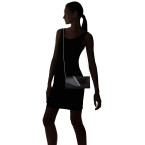 Buy Damara Womens Pleated Crystal-Studded Satin Handbag Online in UAE