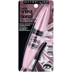 Maybelline Makeup Lash Sensational Washable Mascara, Blackest Black Volumizing Mascara, 0.32 fl oz
