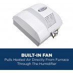 Aprilaire 700 Whole Home Humidifier, Automatic Fan Powered Furnace Humidifier, Large Capacity Whole House Humidifier for Homes up to 4,200 Sq. Ft.