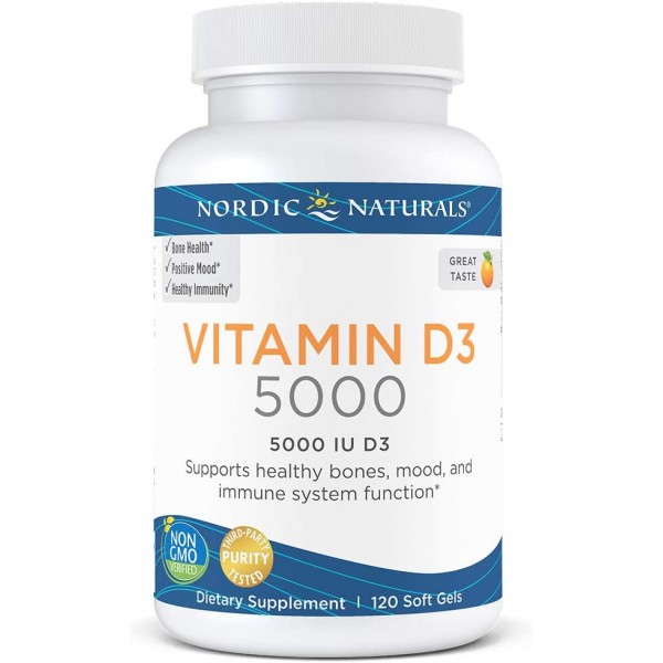 Buy Original Imported Vitamin D3 5000 by Nordic Naturals Online in UAE
