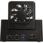 StarTech.com Hot-Swap Hard Drive Docking Station for 2.5"/3.5" SATA III Hard Drives - External eSATA/USB 3.0 Hard Drive Dock w/ UASP (SDOCKU33EF) , Black