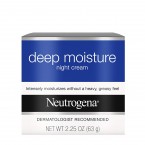 Neutrogena Deep Moisture Night Cream with Glycerin & Vitamin D3, Facial Moisturizer for Dry Skin with Shea butter, Glycerin, Vitamin D3, Non Greasy & Non Comedogenic