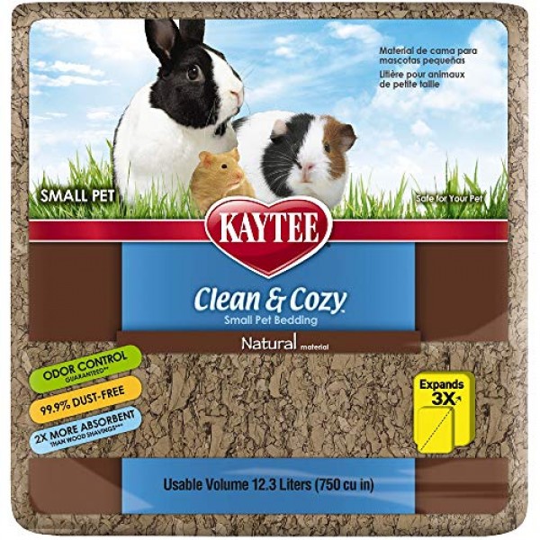 Clean & Cozy Natural Small Animal Bedding by Kaytee imported from USA