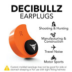 Decibullz Custom Molded Earplugs 31dB Highest NRR made in USA sale in UAE