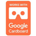 Google Cardboard POP! Cardboard + Free Head Strap and Cushion. for Android and iPhone up to 6 inches. Including Lenses. 3D Glasses VR Glasses Virtual Reality Viewer VR Goggles.
