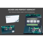 Google Cardboard POP! Cardboard + Free Head Strap and Cushion. for Android and iPhone up to 6 inches. Including Lenses. 3D Glasses VR Glasses Virtual Reality Viewer VR Goggles.