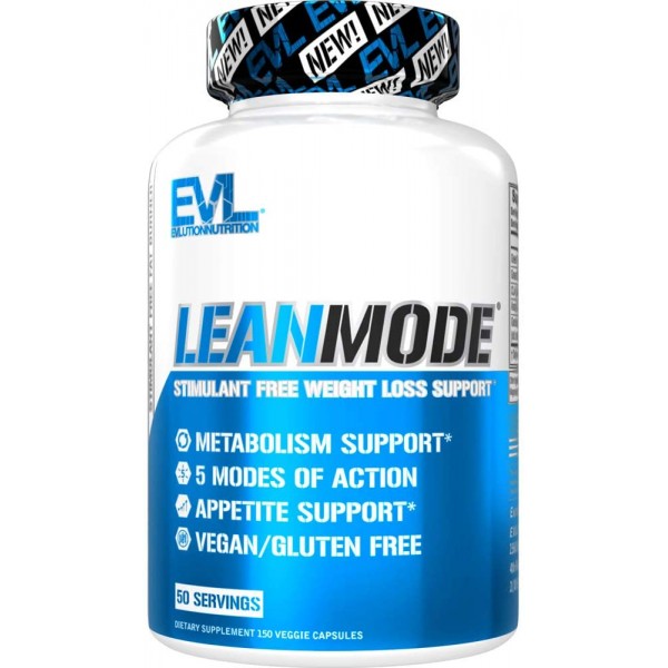 Evlution Nutrition Lean Mode - Complete Stimulant-Free Weight Loss Support and Diet System with Green Coffee, Carnitine, CLA, Green Tea, Garcinia Cambogia for Fat Burning and Metabolism (50 Servings)