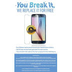 BUY [ PREMIUM QUALITY ] SAMSUNG GALAXY S6 TEMPERED GLASS SCREEN PROTECTOR - SHIELD, GUARD & PROTECT PHONE FROM CRASH & SCRATCH - ANTI FINGERPRINT, SMUDGE & SHATTER PROOF - BEST LCD DISPLAY PROTECTION