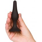 Real Vibes Butt Plug & Anal Plug Prostate Massager Enema Kit with Suction Cup & Anal Lube for Anal Dildo 