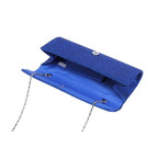 Buy Damara Womens Leaf Dazzling Rhinestone Flap Clasp Clutch Online in UAE