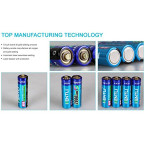 kentli 4 pieces kentli aa rechargeable battery 3000mwh