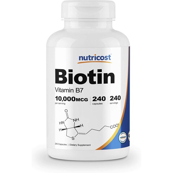Original Nutricost Biotin (Vitamin B7) Gluten Free Non-GMO Buy online in UAE