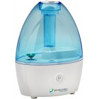Pure Guardian H910BL Ultrasonic Cool Mist Humidifier, 14 Hrs. Run Time, 210 Sq. Ft. Coverage, Small Rooms, Quiet, Filter Free, Silver Clean Treated Tank