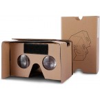 Google Cardboard,Topmaxions 3D VR Virtual Reality DIY VR Headset for 3D Movies and Games Compatible with Android & Apple Up to 6 Inch Easy Setup Machine