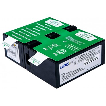 APCRBC124-UPC Replacement Battery for APC SMC1000I-2U, SMC1000-2U, BR1500GI, BR1500G-FR, BR1200GI, BR1200G-FR, BR1300G, BX1500G, BR1500G, SMC1000-2UC
