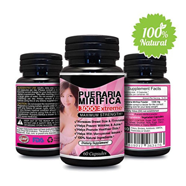 Buy original Breast Enhancement Pills by Natural Pueraria Mirifica Breast Enlarger sale in UAE