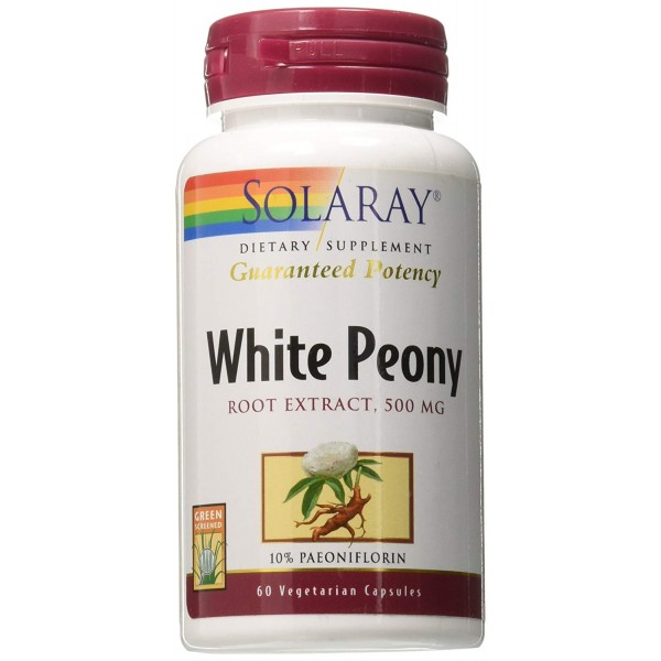 Buy original Solaray White Peony Root Extract V Capsules imported from USA, Sale online in UAE