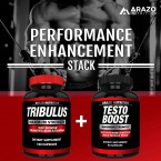 TESTOBOOST Test Booster Supplement - Natural Herbal Pills - Boost Muscle Growth - Arazo Nutrition USA Sale in UAE