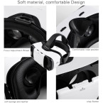 Virtual Reality Glasses, EV. 3D VR Headset Virtual Reality Goggles 360 Degree Virtual Experience with Adjustable Lens and Strap for 4.7-5.7 inch Smart Phones
