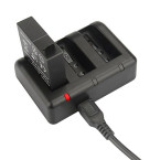 newmowa az16-1 replacement battery and 3-channel usb charger for xiaomi action camera for sale in UAE 