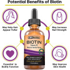 max absorption biotin liquid drops per serving shop online in UAE