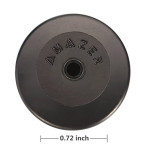 Amazer Cabinet Round Knobs, Oil Rubbed Bronze Traditional Cabinet Furniture Hardware Round Pull Knob with Random Lines - 1-1/4