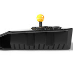 Qanba Drone Joystick for PlayStation 4 and PlayStation 3 and PC (Fighting Stick) Officially Licensed Sony Product