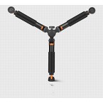 Imported Bestshoot Desktop Mini Tripod Load 3KG Universal 3 Legs Monopod Base Stand shop online in UAE