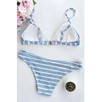 Shop online Imported Women strip printed Bikini in UAE 