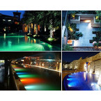 Buy Lemon Best Set of 4 Remote Control 36 LED Submersible Lamp Underwater Aquarium Spot imported from USA