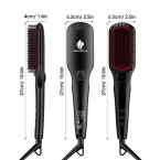 buy hair straightener brush by miropure 2-in-1 ionic straightening brush imported from usa sale in UAE
