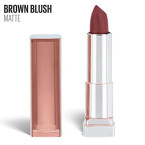 Buy Original Lipstick Maybelline New York Color Sensational Nude Matte, Brown Blush sale in UAE