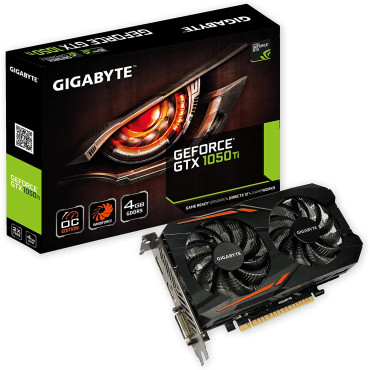 Gigabyte Geforce GTX 1050 Ti OC 4GB GDDR5 128 Bit PCI-E Graphic Card (GV-N105TOC-4GD)