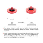 Original VKO Red Soft Metal Shutter Release Button Compatible for Fujifilm sale online UAE
