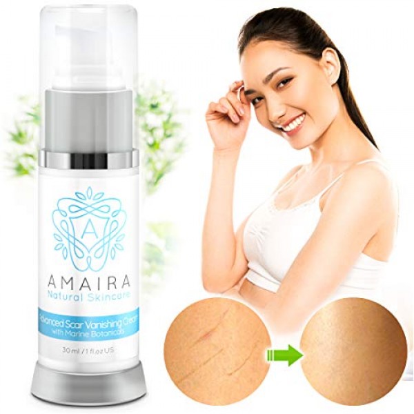 amaira advanced scar cream scientifically proven stretch mark & acne scar remover treatment shop online in UAE