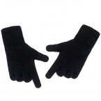 lethmik mens winter thick gloves black knit with warm wool lining shop online in pakistan
