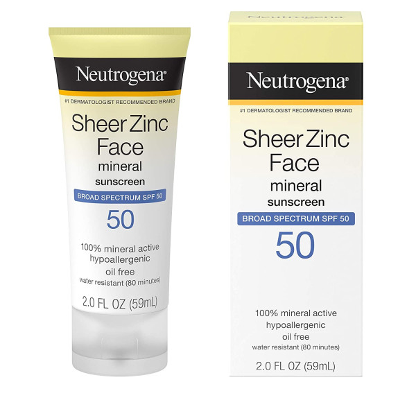 Neutrogena Sheer Zinc Oxide Dry-touch Mineral Fa..