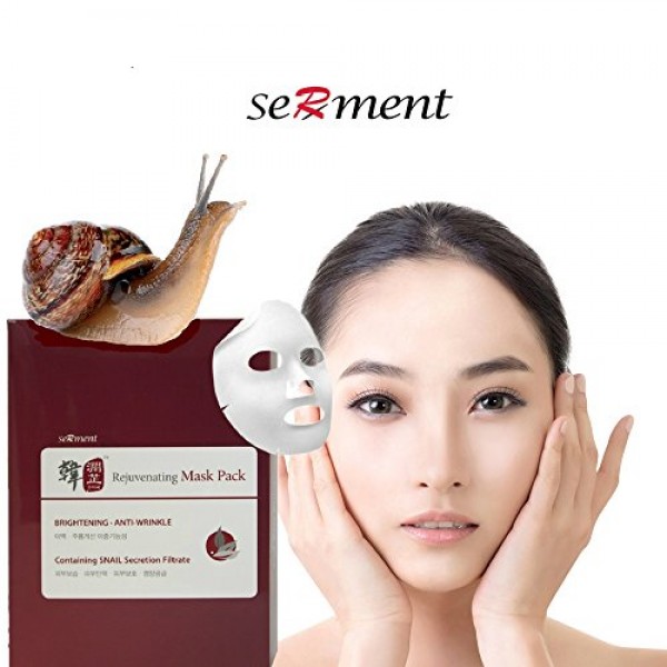 Buy Serment Korean Cosmetics Rejuvenating Snail Mask Online in Pakistan