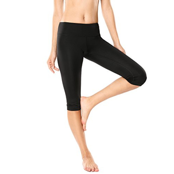Crz Yoga Women's Running Tights Workout Capris C..