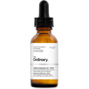 The Ordinary Caffeine Solution 5% + EGCG (30ml): Reduces Appearance of Eye Contour Pigmentation and Puffiness The Ordinary Caffeine Solution 5% + EGCG (30ml): Reduces Appearance of Eye Contour Pigmentation and Puffiness