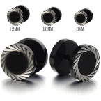 Buy Original Imported Black Stainless Steel Men Earrings Online in UAE