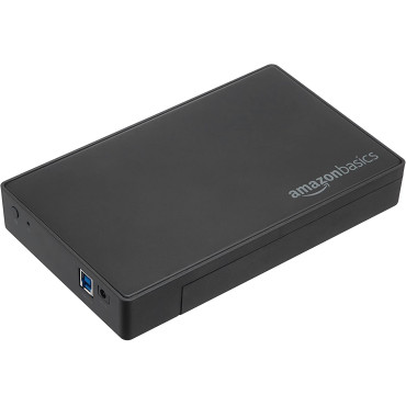 Amazon Basics 3.5-inches SATA HDD Hard Drive Enclosure - USB 3.0