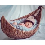 aixiang newborn baby photo props basket infant photography prop moon style shop online in UAE