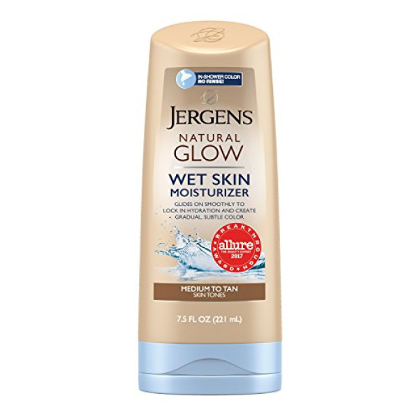 Jergens Natural Glow Wet Skin Moisturizer For Bo..