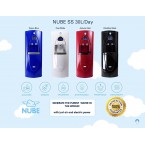 NUBE: Atmospheric Water Generator 8 gal/day - Alkaline + Ionized + Mineralized- Fluoride and Chlorine Free - Sustainable - Carbon + Osmosis Filter - UV - Cooler/Heater Dispenser - Dehumidifier (White)