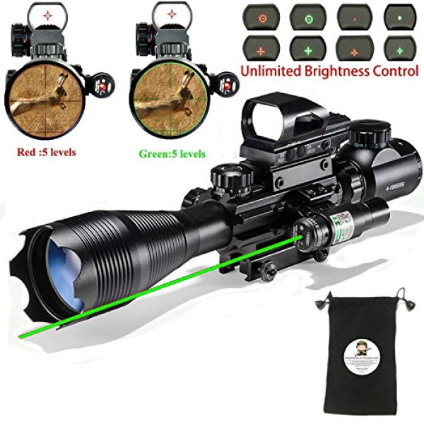 High Quality Scope Combo 4-16x50eg With 4 Hologr..